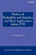 A History of Probability and Statistics and Their Applications Before 1750