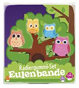 Radiergummi-Set Eulenbande