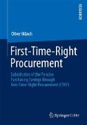 First-Time-Right Procurement