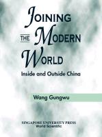 Joining the Modern World: Inside and Outside China