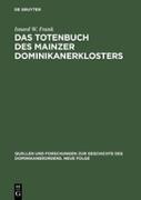Das Totenbuch des Mainzer Dominikanerklosters