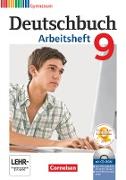 Deutschbuch Gymnasium, Allgemeine Ausgabe, 9. Schuljahr, Arbeitsheft mit Lösungen und Übungs-CD-ROM