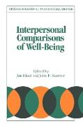 Interpersonal Comparisons of Well-Being