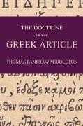 The Doctrine of the Greek Article