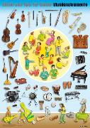 Musik und Tanz für Kinder - Instrumentenposter