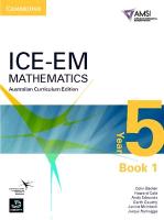 Ice-Em Mathematics Australian Curriculum Edition Year 5 Book 1