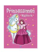 Malblock mit Glitzersteinen - Prinzessinnen