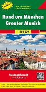 Rund um München, Top 10 Tips, Autokarte 1:150.000