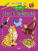 Malbuch - Zoo und Dschungel