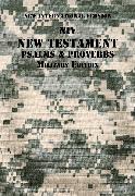 NIV, New Testament with Psalms and Proverbs, Military Edition, Paperback, Digi Camo