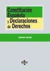 Constitución Española y declaraciones de derechos