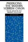 Producing the Modern Hebrew Canon