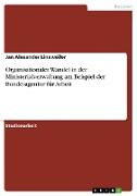 Organisationaler Wandel in der Ministerialverwaltung am Beispiel der Bundesagentur für Arbeit