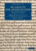 Die Gesetze der Angelsachsen - Volume 3