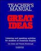 Great Ideas Teacher's Manual: Listening and Speaking Activities for Students of American English