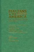 Italians to America, November 1900-April 1901: Lists of Passengers Arriving at U.S. Ports