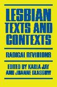 Lesbian Texts and Contexts: Radical Revisions