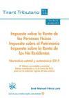 Impuesto sobre la Renta de las Personas Físicas, Impuesto sobre el Patrimonio e Impuesto sobre la Renta de los No Residentes