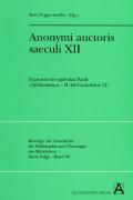 Anonymi auctoris saeculi XII