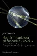 Hegels Theorie des erkennenden Subjekts