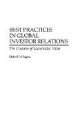 Best Practices in Global Investor Relations