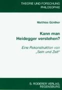 Kann man Heidegger verstehen?