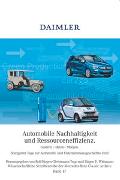 Automobile Nachhaltigkeit und Ressourceneffizienz - Band 17