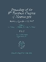 Proceedings of the 8th European Congress of Neurosurgery, Barcelona, September 6¿11, 1987