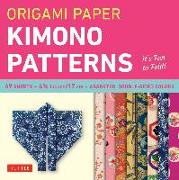 Origami Paper - Kimono Patterns - Small 6 3/4" - 48 Sheets