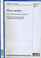 WATER QUALITY BS6068 PT 4.12