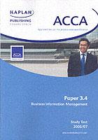 ACCA Paper 3.4 Business Information Management.Study Text