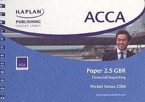 ACCA Paper 2.5 Gbr Financial Reporting