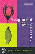 Assignment & Thesis Writing