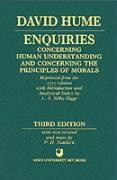 Enquiries concerning Human Understanding and concerning the Principles of Morals