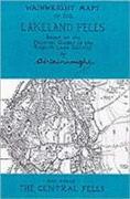 Wainwright Maps of the Lakeland Fells.The Central Fells