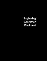 Beginning Grammar Workbook