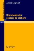 Homotopie des Espaces de Sections