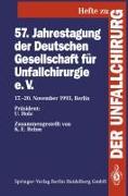 57. Jahrestagung der Deutschen Gesellschaft für Unfallchirurgie e.V