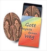 Bronze-Symbol. Gott begleite deinen Weg