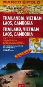 Thailandia, Vietnam, Laos, Cambogia 1:2.000.000. Ediz. multilingue