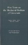 Five Texts on the Mediaeval Problem of Universals