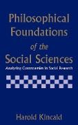 Philosophical Foundations of the Social Sciences