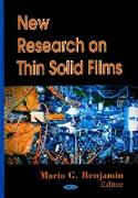 New Research on Thin Solid Films