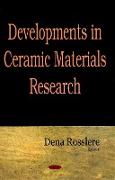 Developments in Ceramic Materials Research