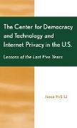 The Center for Democracy and Technology and Internet Privacy in the U.S