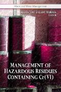 Management of Hazardous Residues Containing Cr(VI)