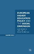 European Higher Education Policy and the Social Dimension