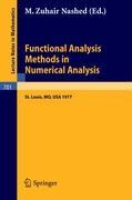 Functional Analysis Methods in Numerical Analysis