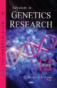 Advances in Genetics Research. Volume 12