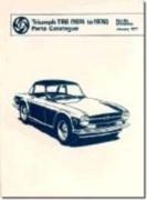 Triumph Parts Catalogue: Tr6 1974-76.Part No. Rtc9093a